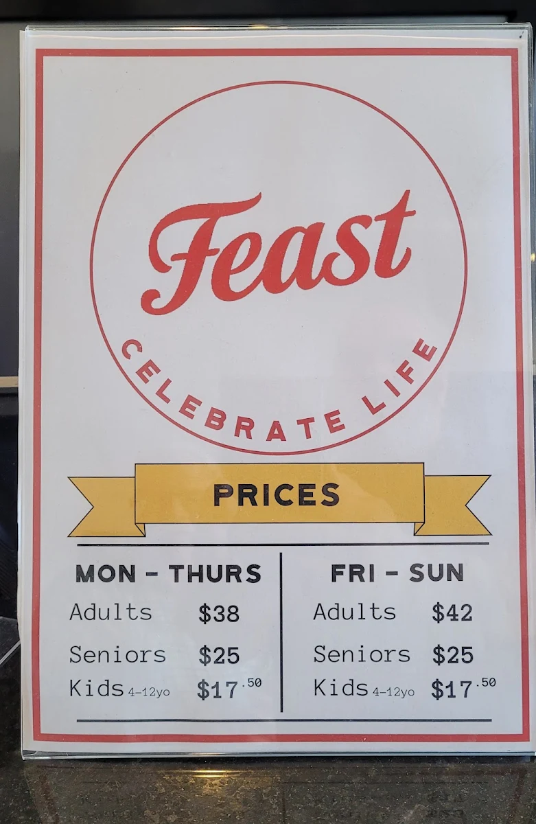 Menu, Manhattan Hotel