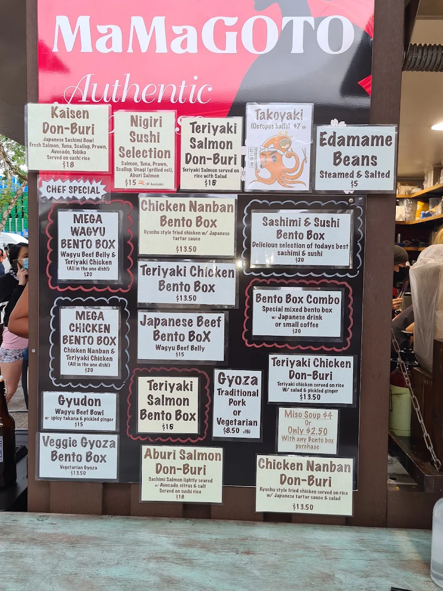 Menu, MaMaGOTO