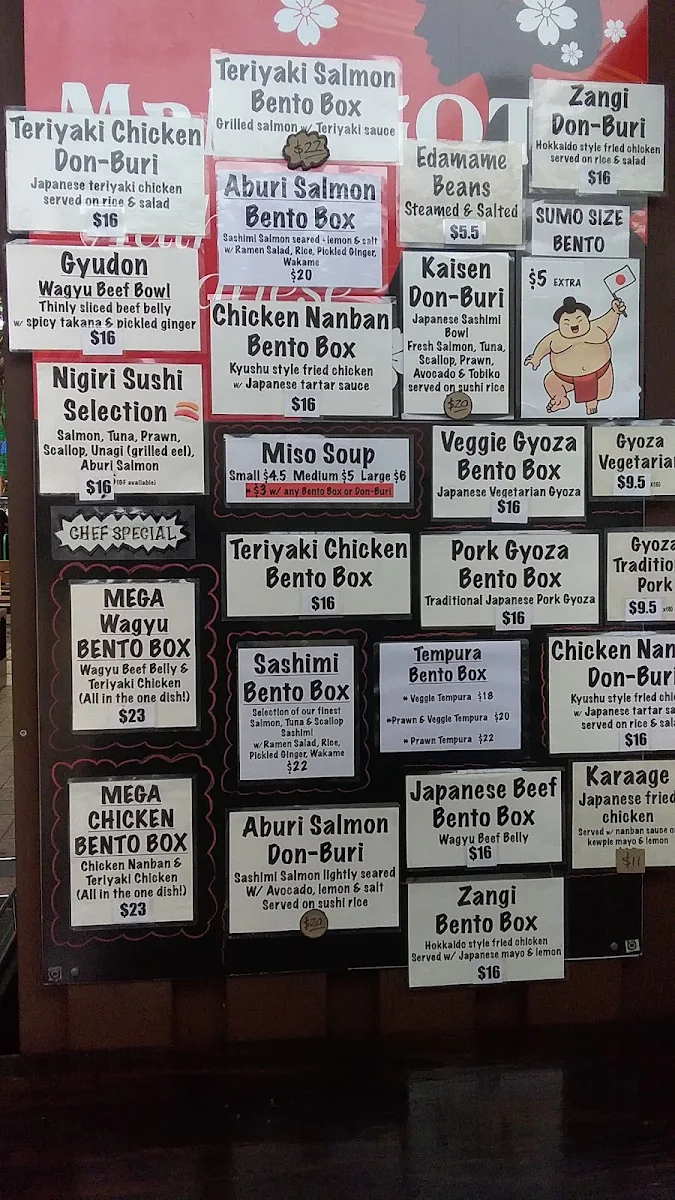 Menu, MaMaGOTO