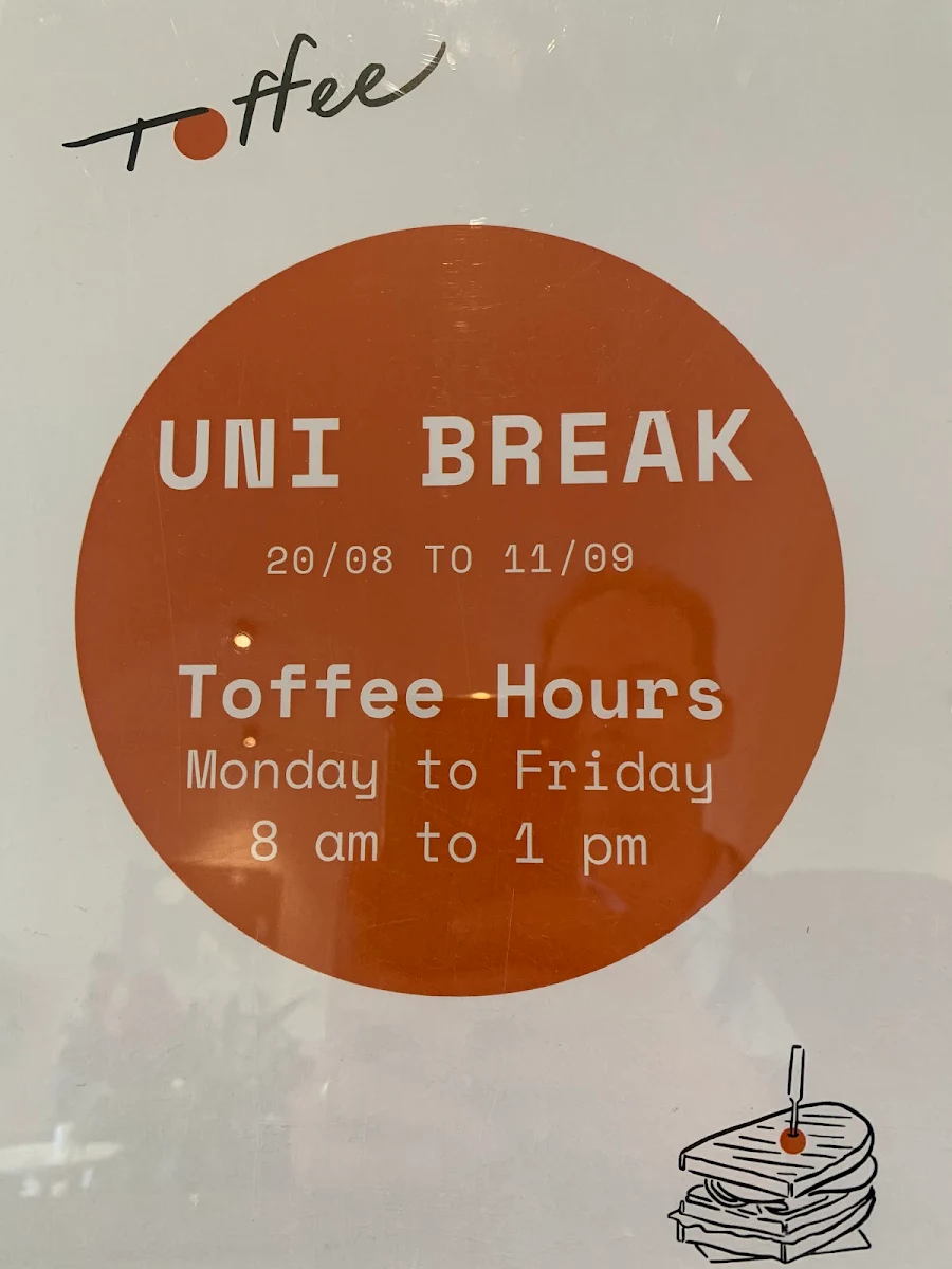 Menu, Toffee Coffee