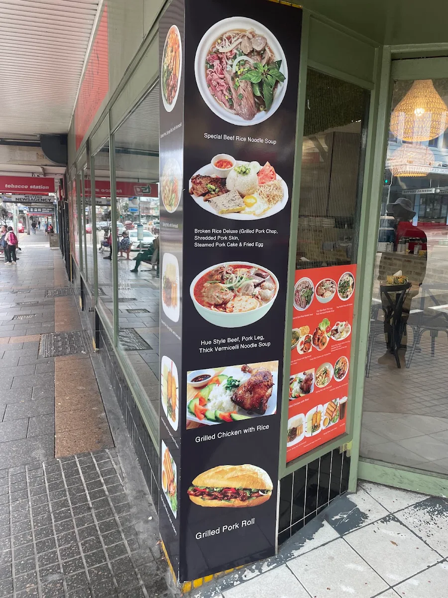 Menu, Jacob's Vietnamese Place