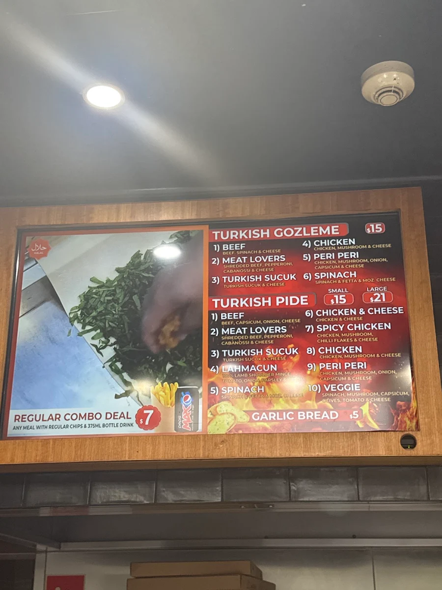 Menu, Kebab Houze Pizza and Grill Colebee