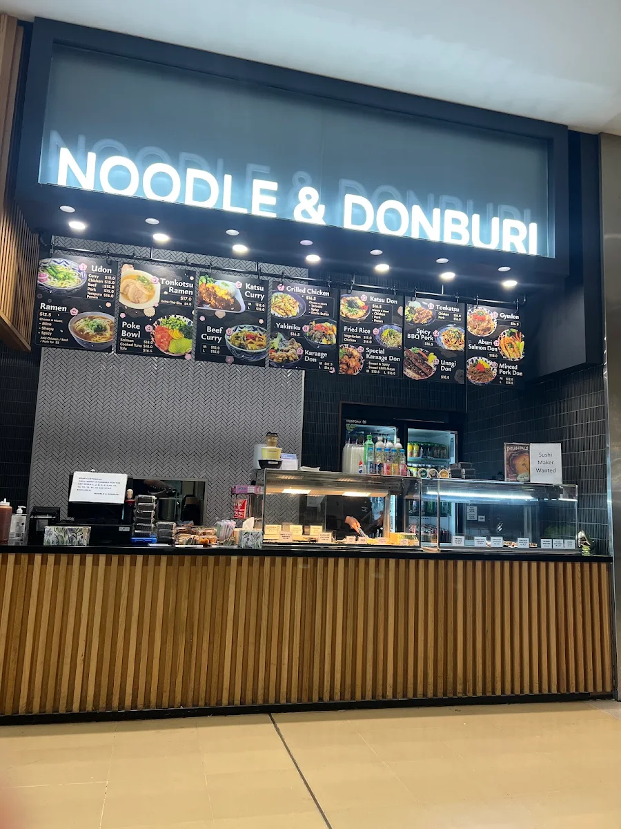 Menu, Noodle & Donburi