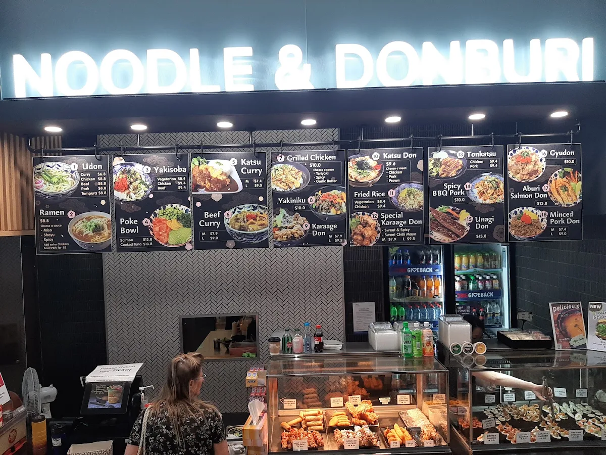 Menu, Noodle & Donburi
