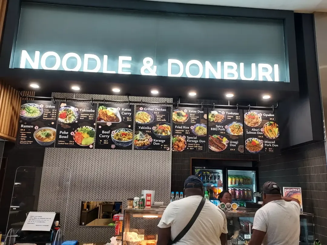 Menu, Noodle & Donburi