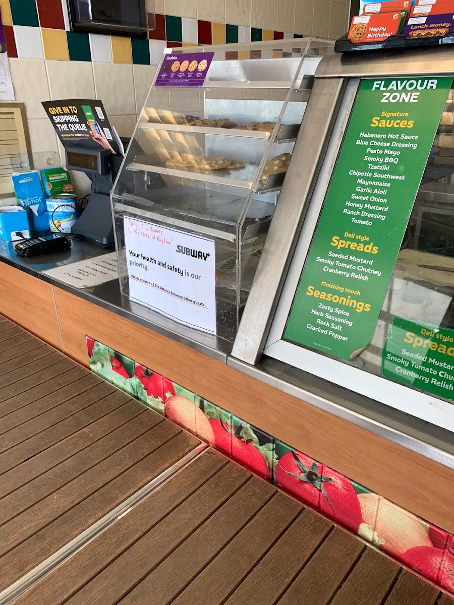 Menu, Subway