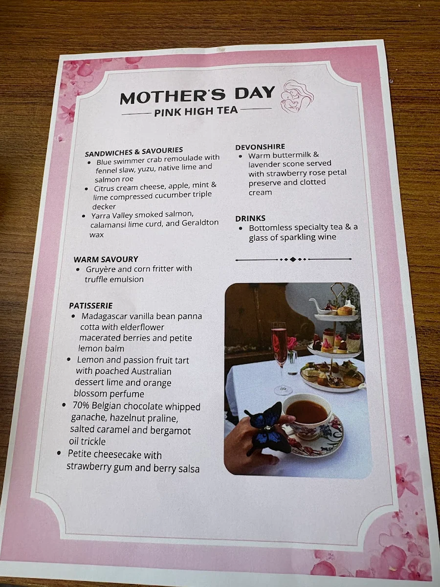 Menu, MR L’S Bar & Restaurant | South Yarra