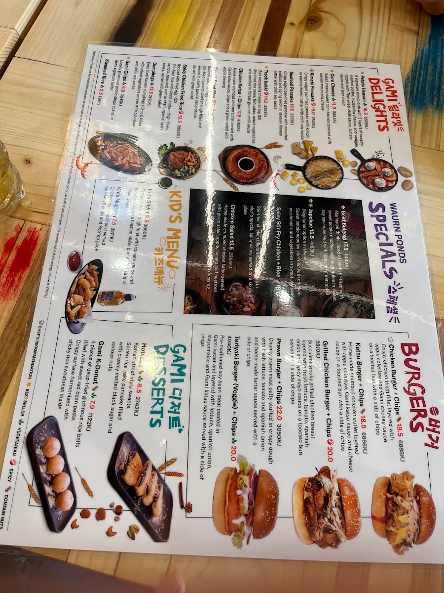 Menu, Grill'd Waurn Ponds