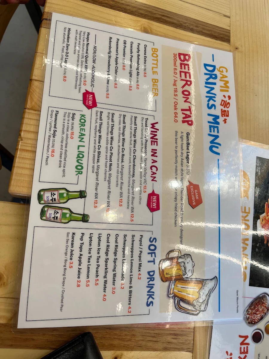 Menu, Grill'd Waurn Ponds