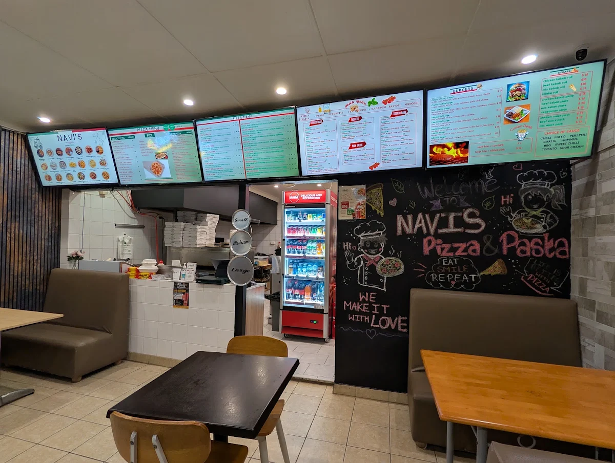 Menu, Navis Pizza Pasta Sevenhills