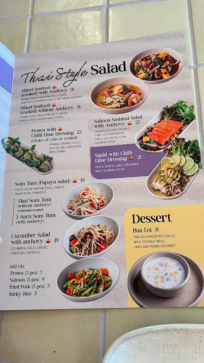 Menu, LIMLAY Thai Street Food & Bar