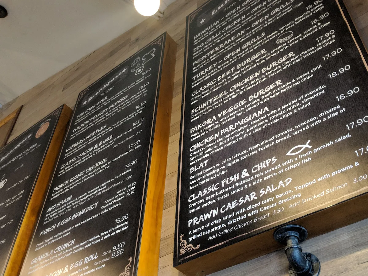 Menu, The Copper Pan