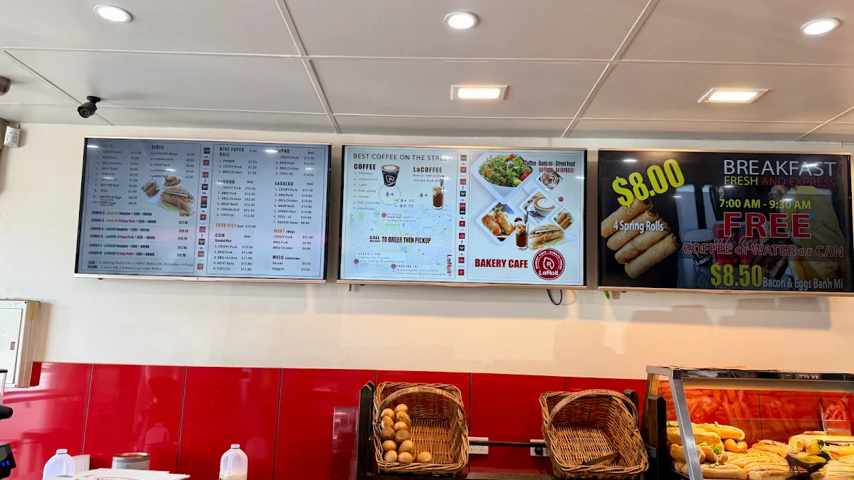 Menu, La Roll LAVERTON