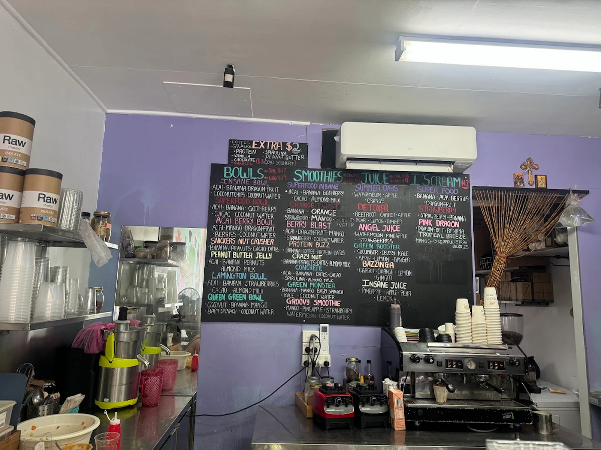 Menu, Insane Acai Bar