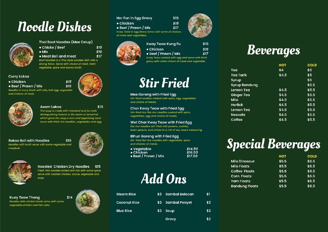 Menu photo 1
