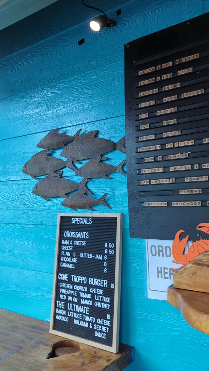 Menu, Joey's Mission Beach