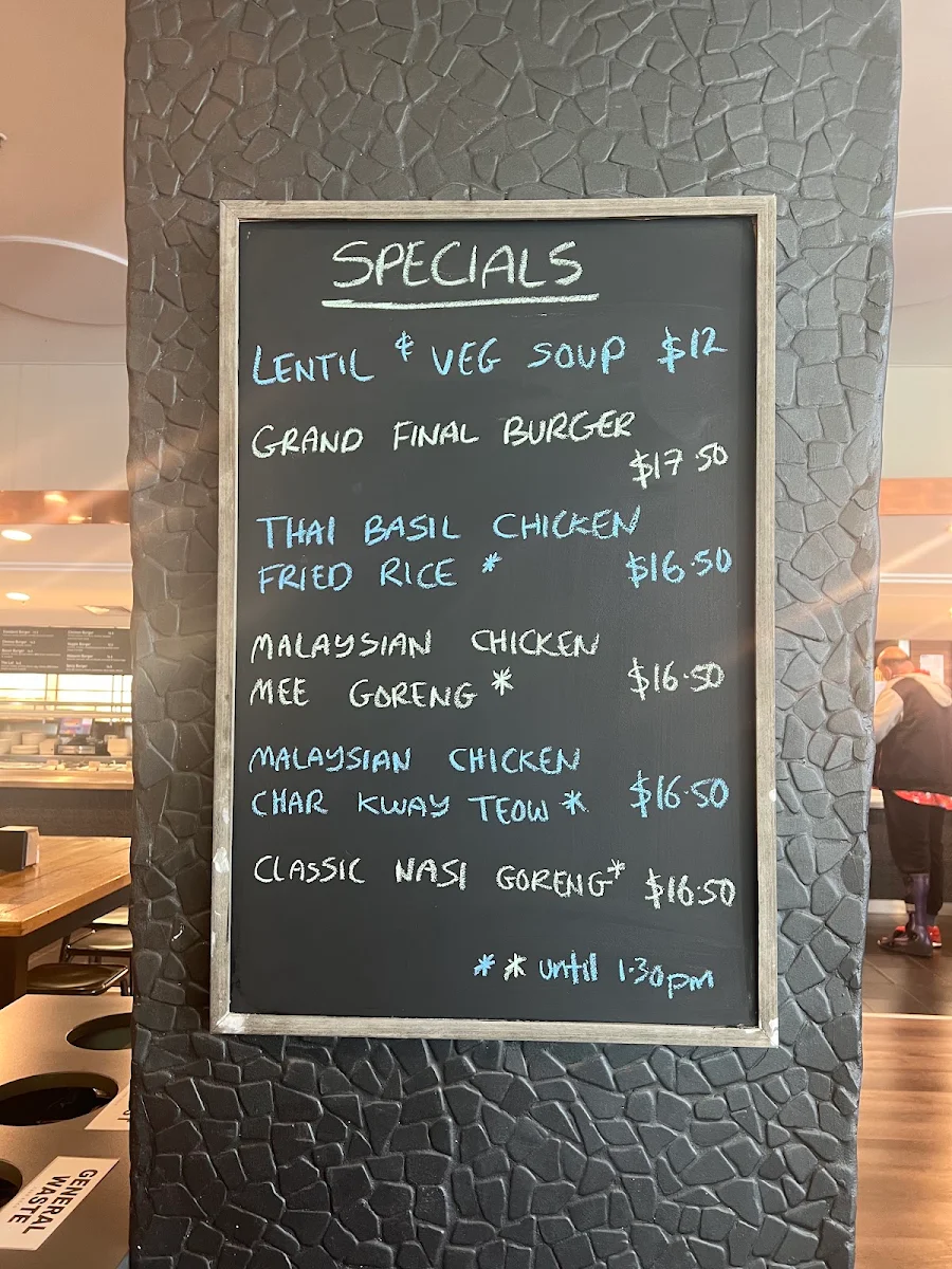 Menu, Cafe Ecco & Ecco Catering