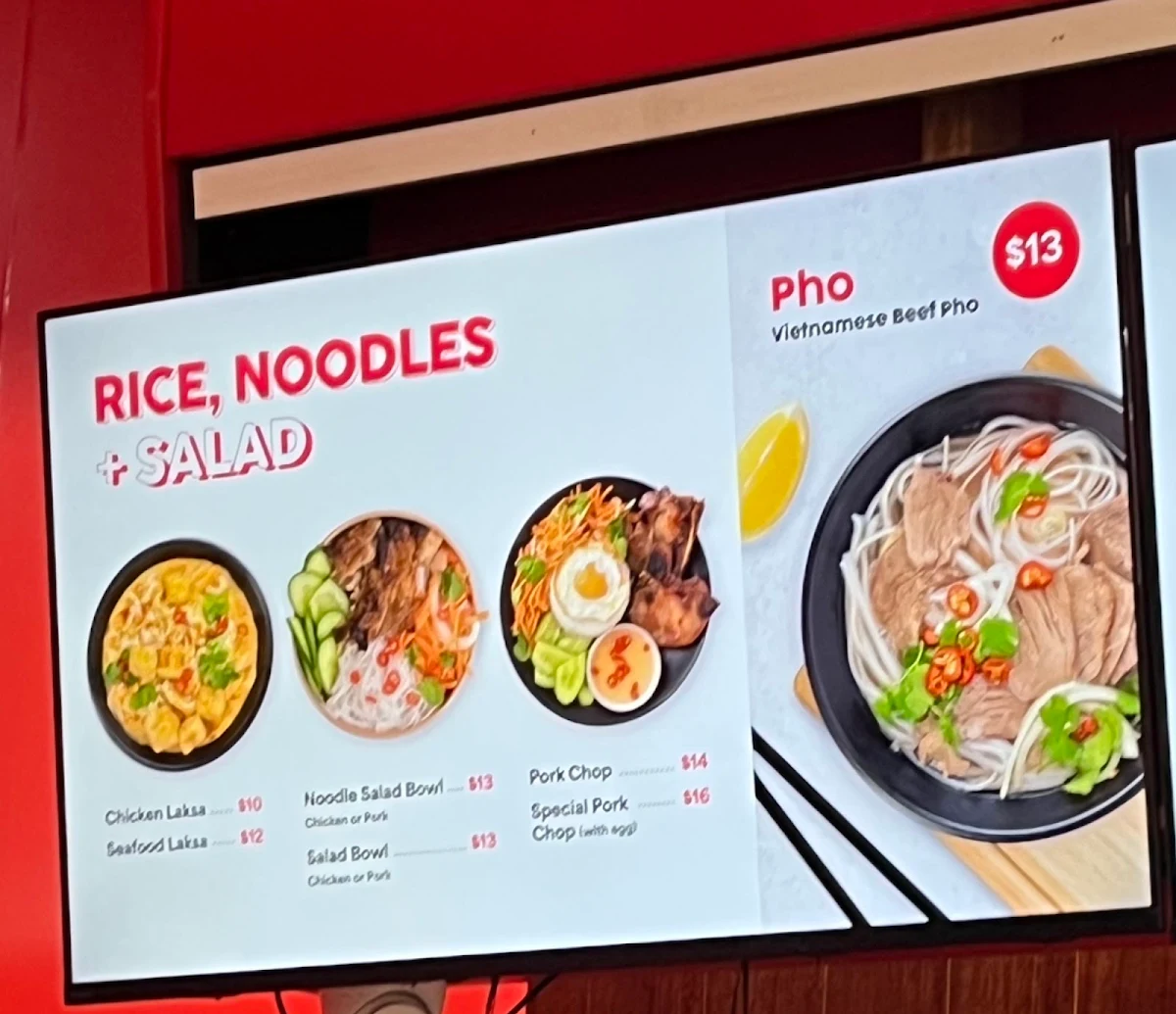 Menu, Destination Roll