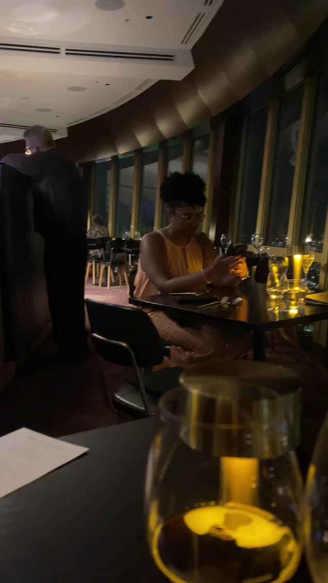 Menu, Infinity at Sydney Tower