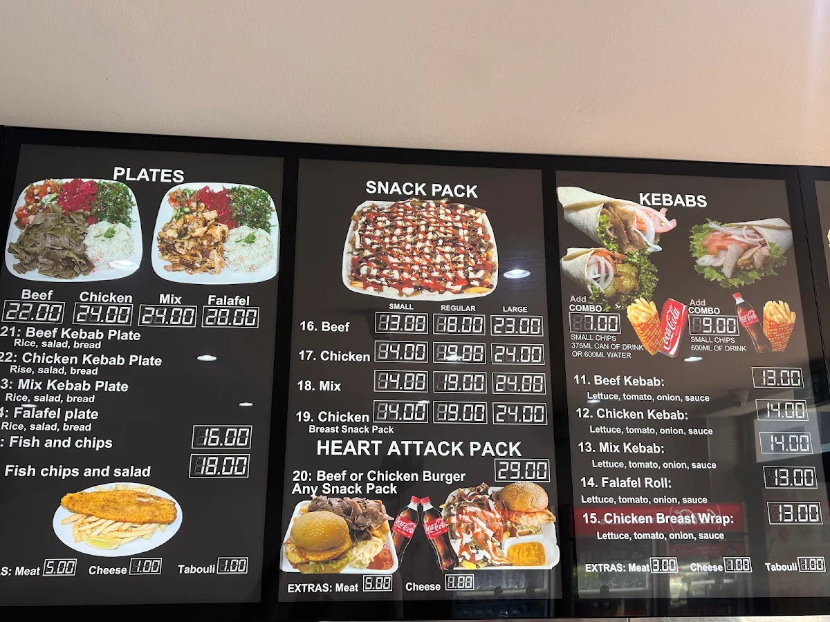 Menu, Crazy Brothers