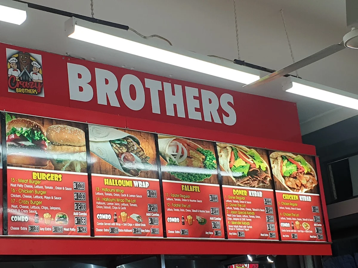 Menu, Crazy Brothers