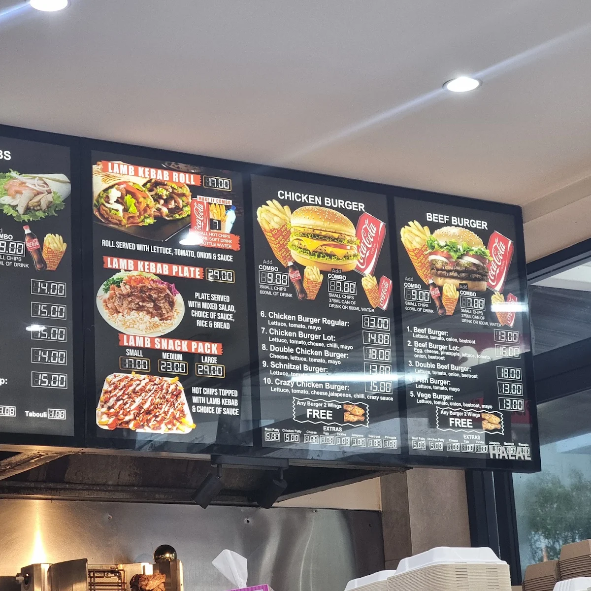 Menu, Crazy Brothers
