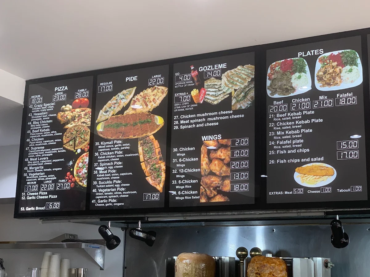 Menu, Crazy Brothers