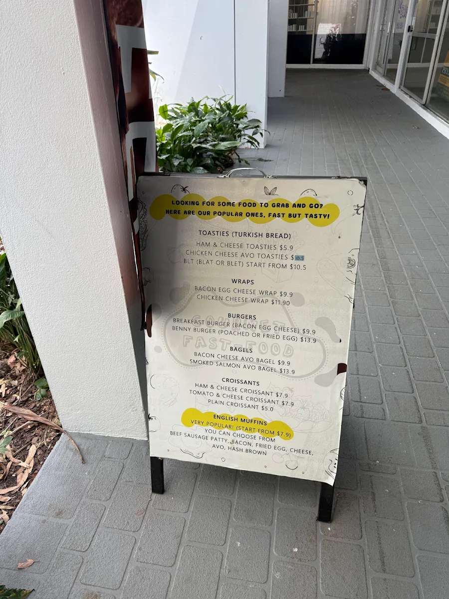 Menu, Jimbo's & Co