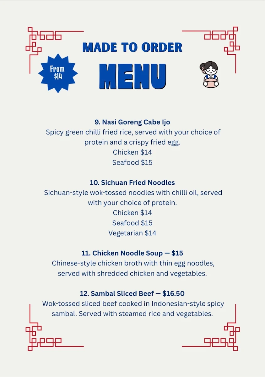 Menu, Kantin Kita