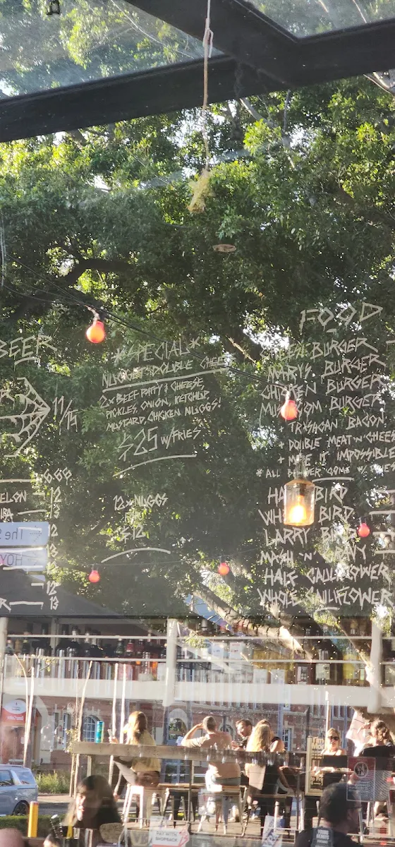 Menu, Mary's Entertainment Quarter