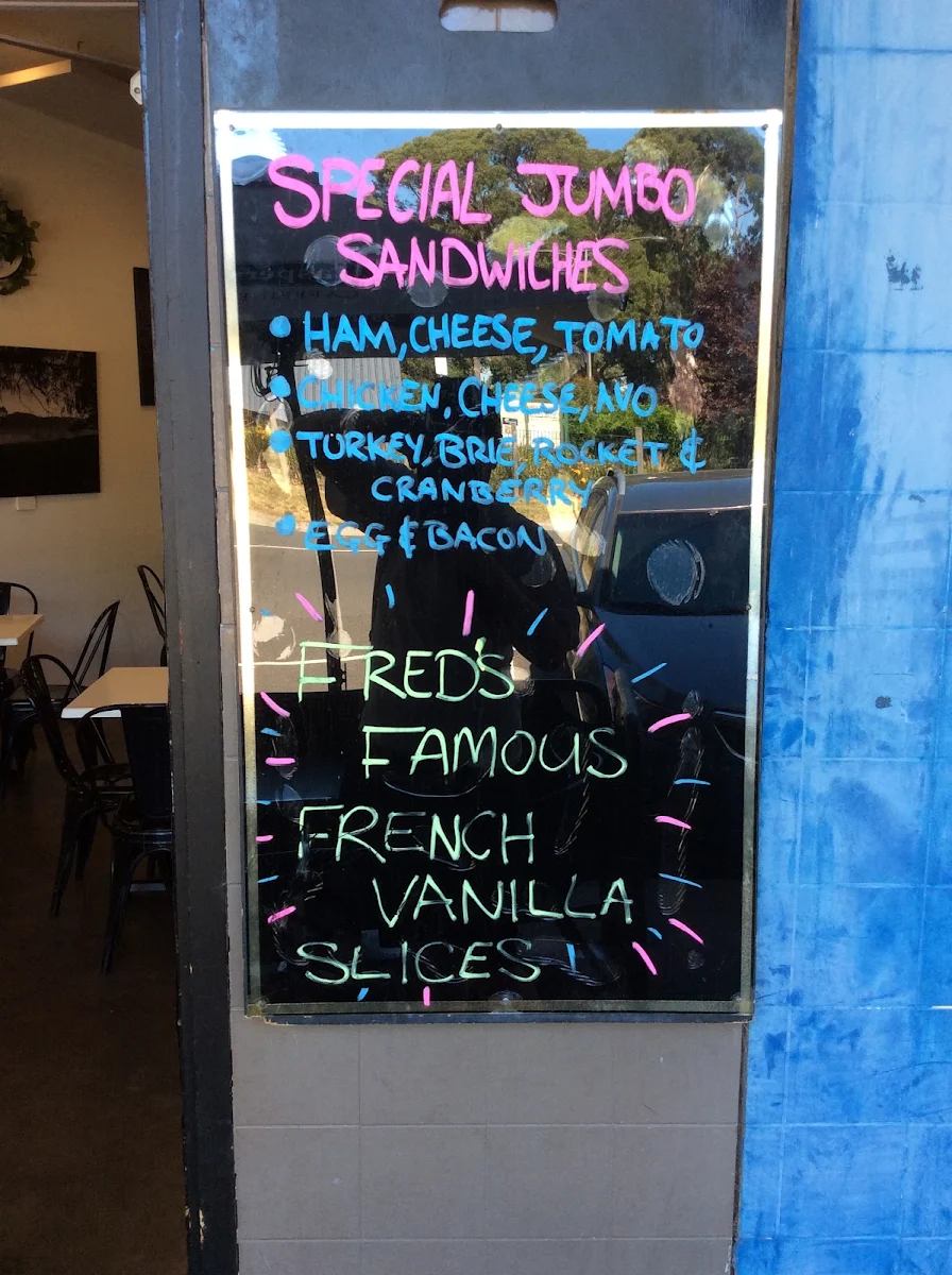 Menu, The Chocolate Dragonfly Cafe