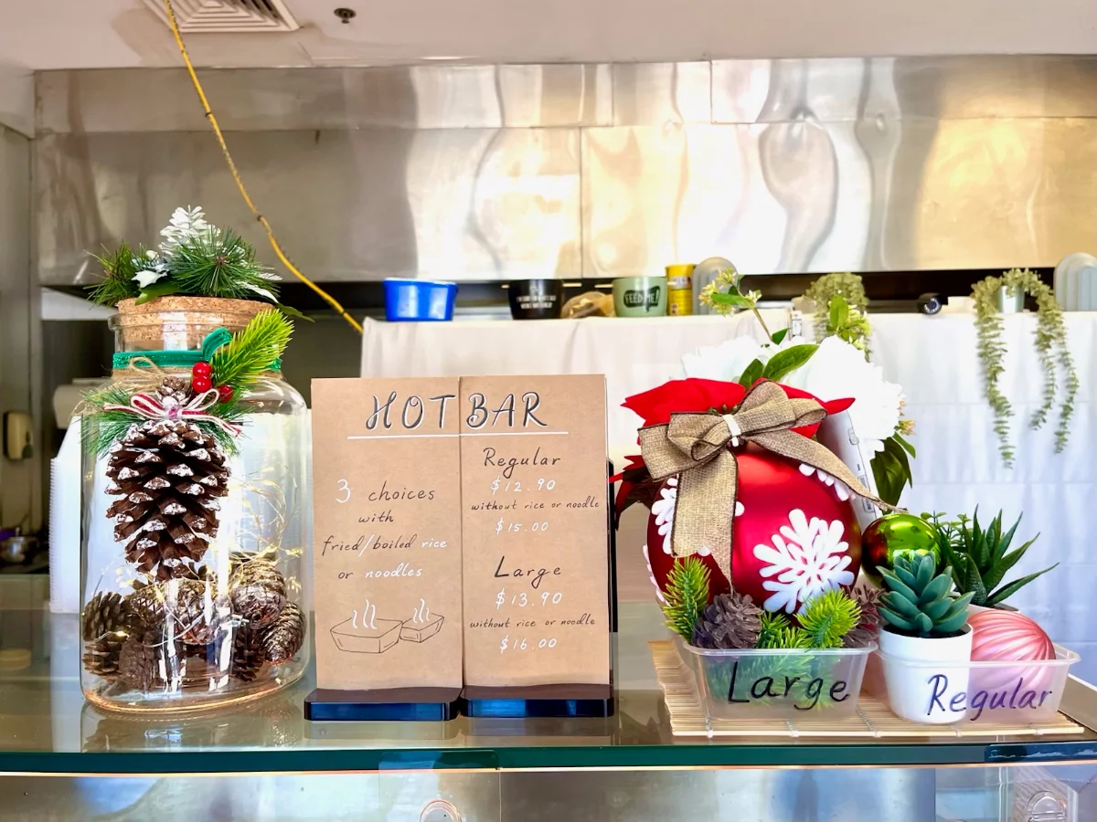 Menu, Hoona Noodle Takeaway