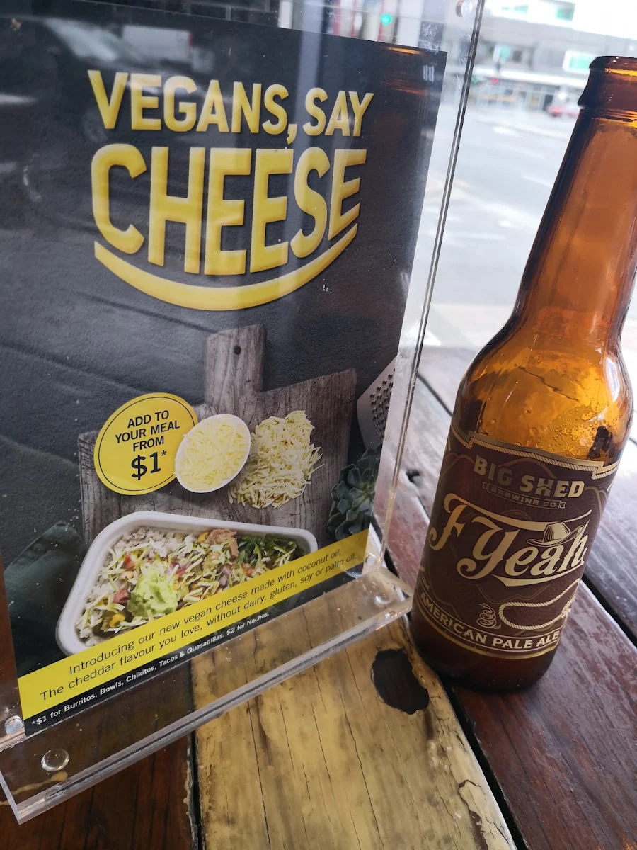 Menu, Zambrero North Adelaide