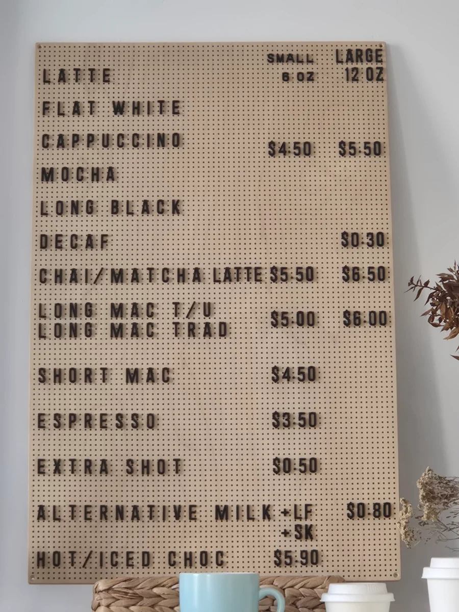 Menu, Louis Boeglin Cafe & Patisserie