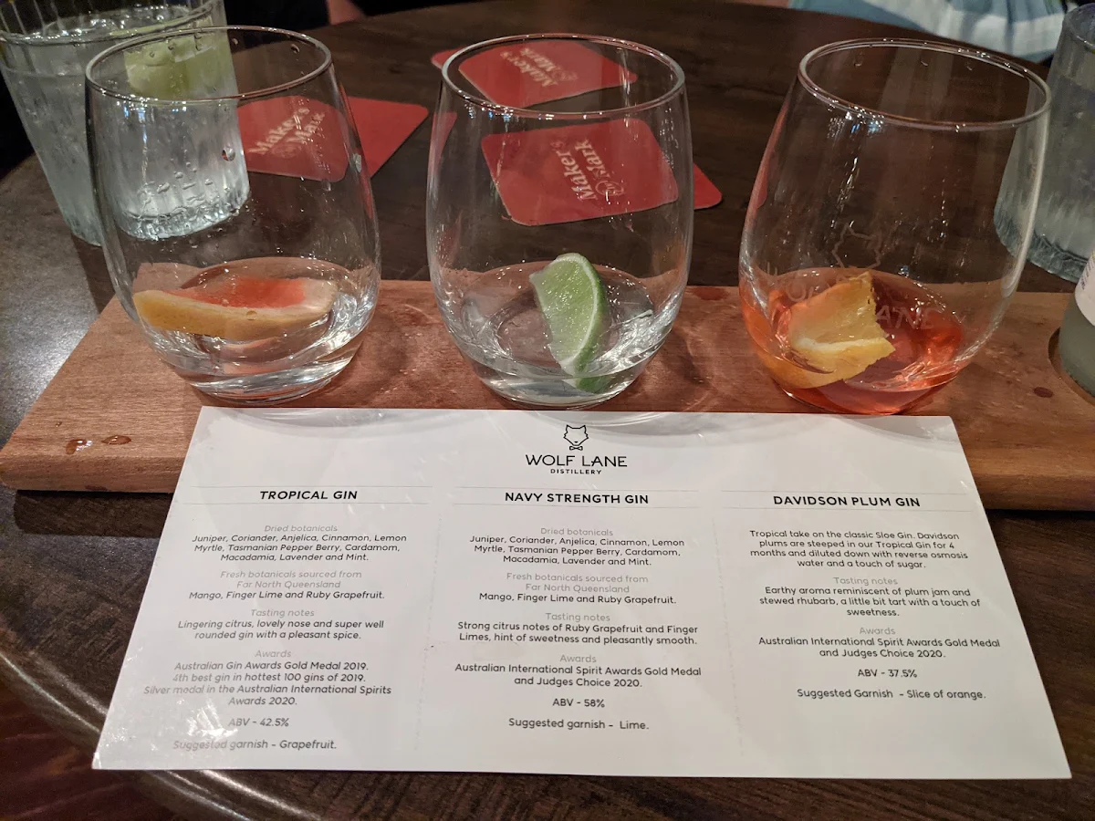 Menu, Three Wolves