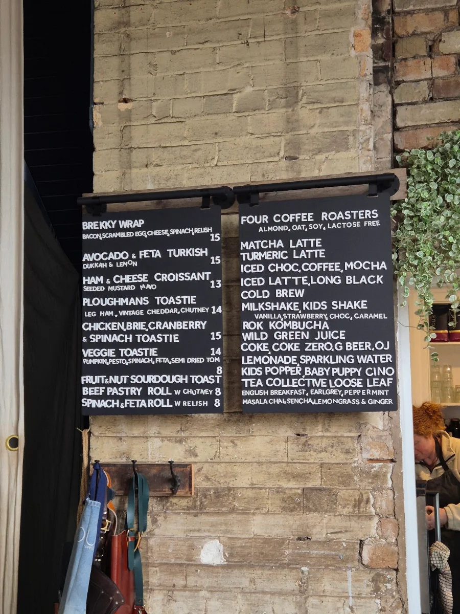Menu, Niche on High