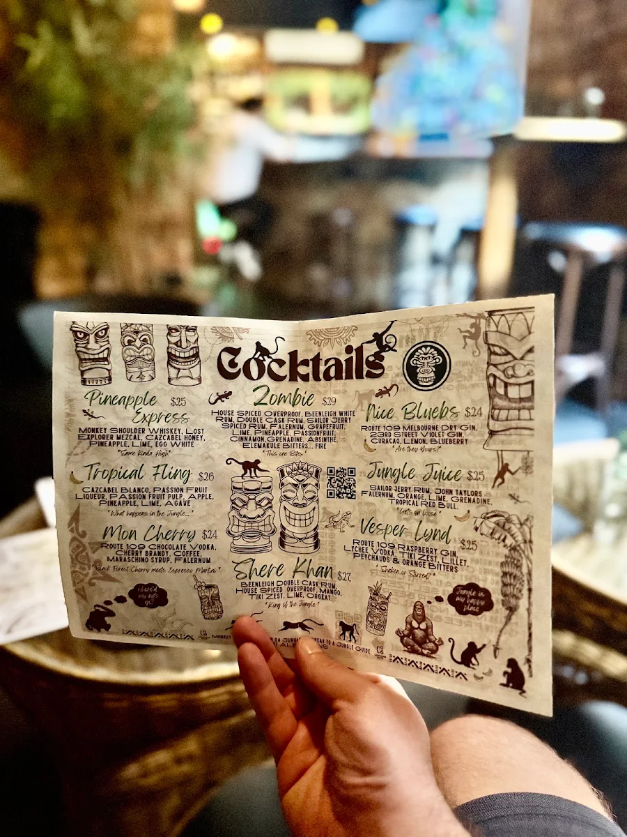 Menu, Jungle Boy