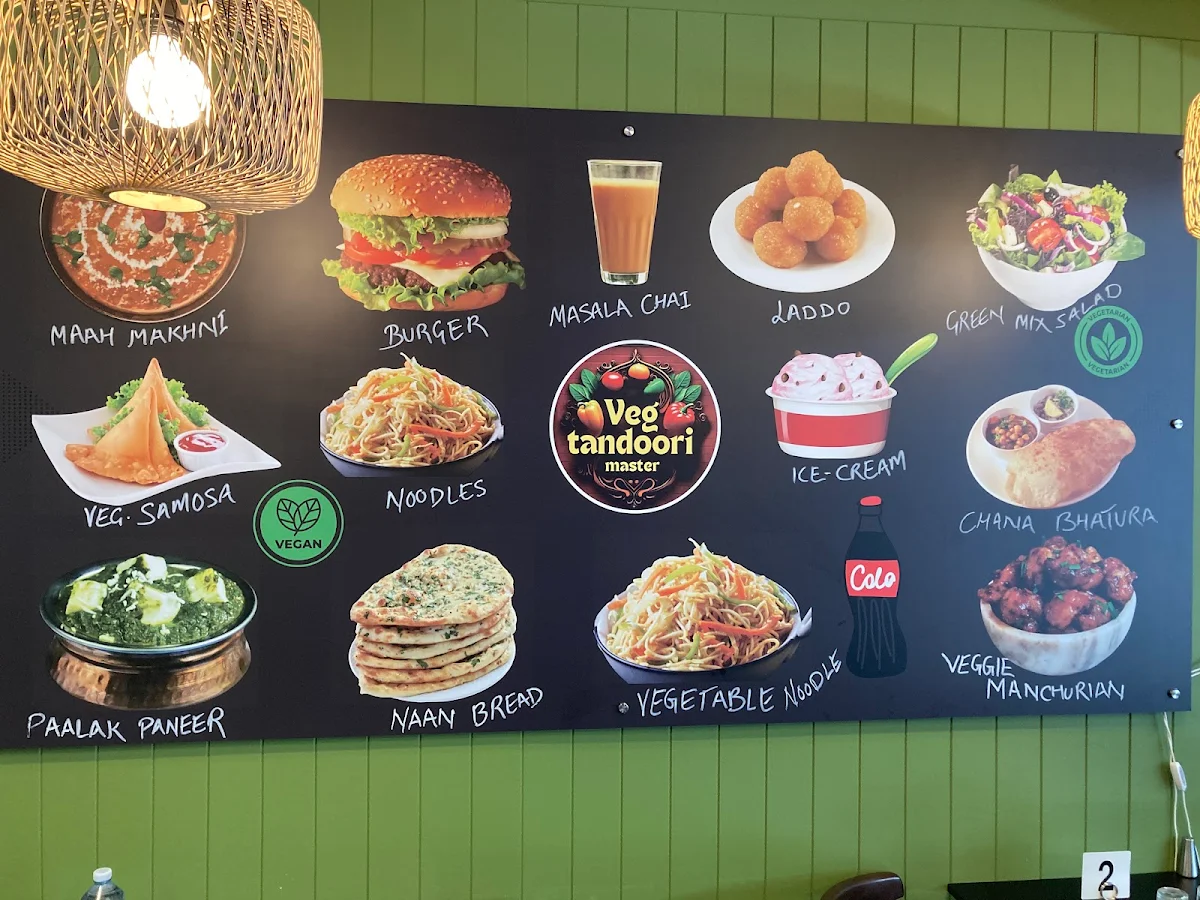Menu, Veg Tandoori Master