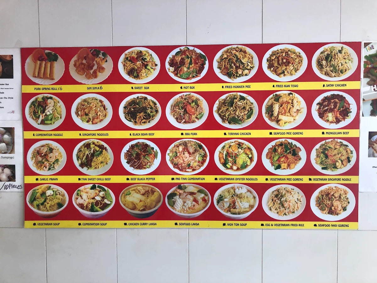 Menu, Jumbo Noodle