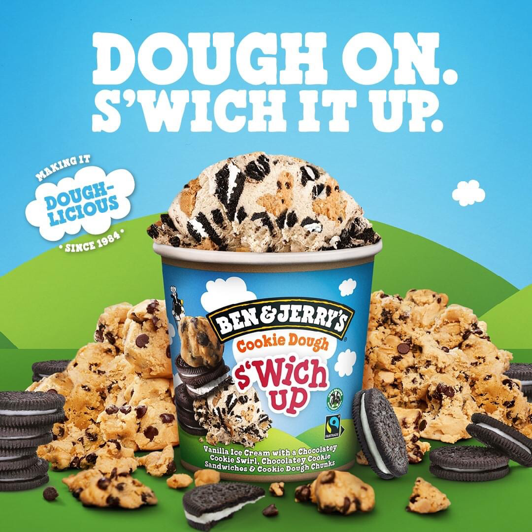 Menu, Ben & Jerry’s
