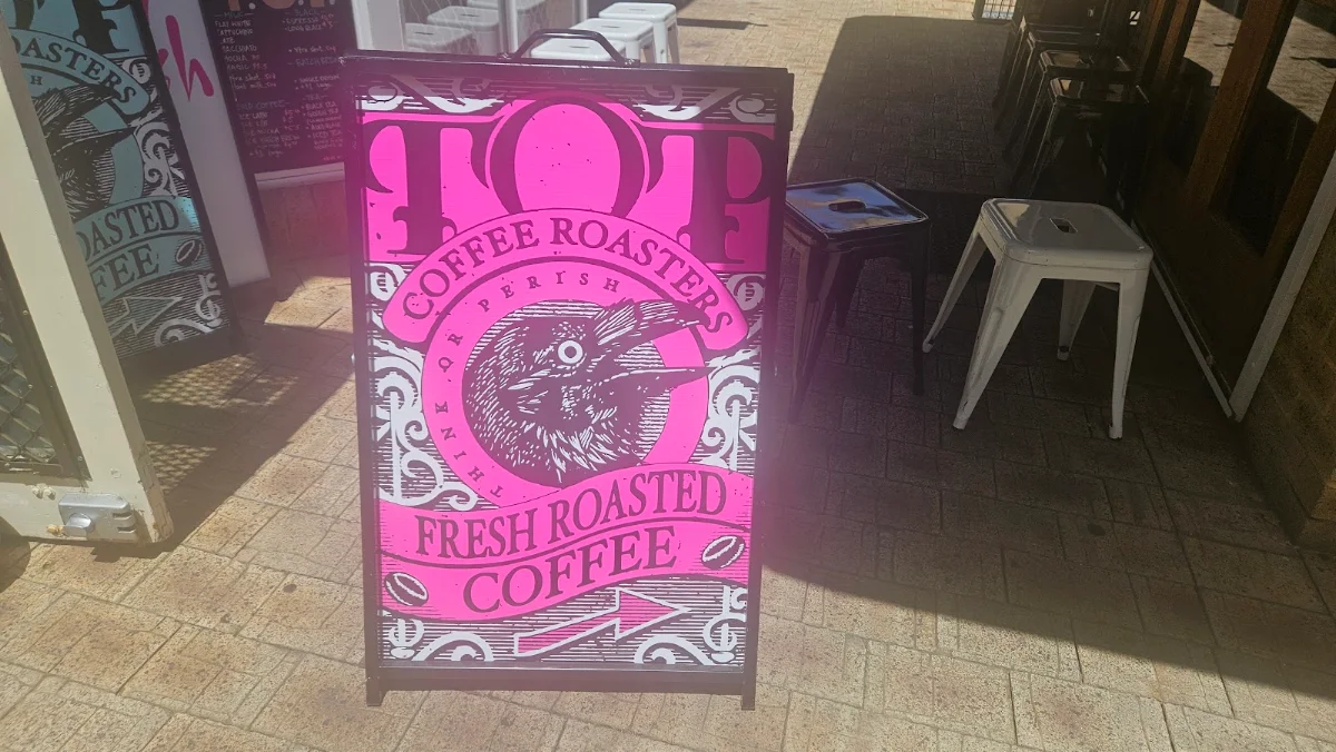 Menu, T.O.P Coffee Roasters