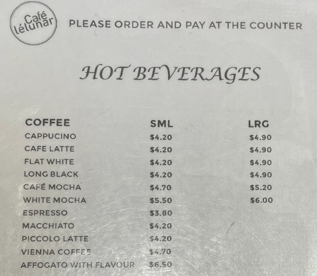 Menu, Bedding bath