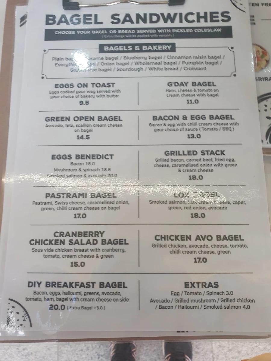 Menu, Smelly Cheesecake Top Ryde