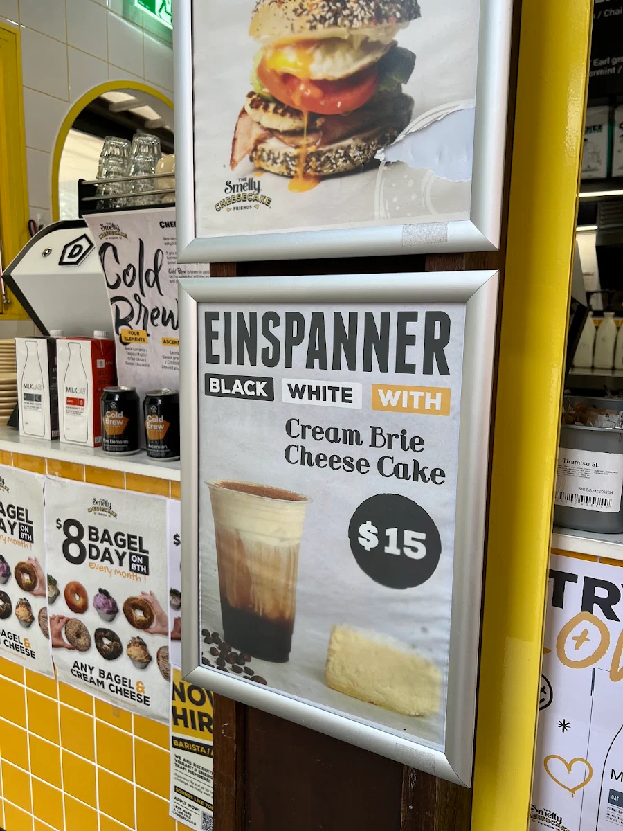Menu, Smelly Cheesecake Top Ryde
