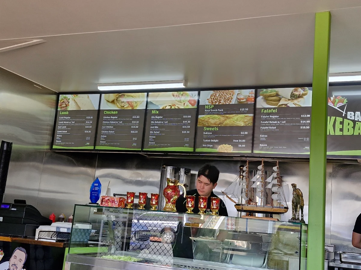 Menu, Baba's Kebabs George Town
