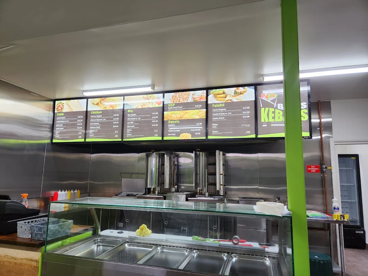 Menu, Baba's Kebabs George Town