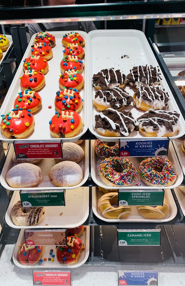 Menu, Krispy Kreme Chatswood Interchange