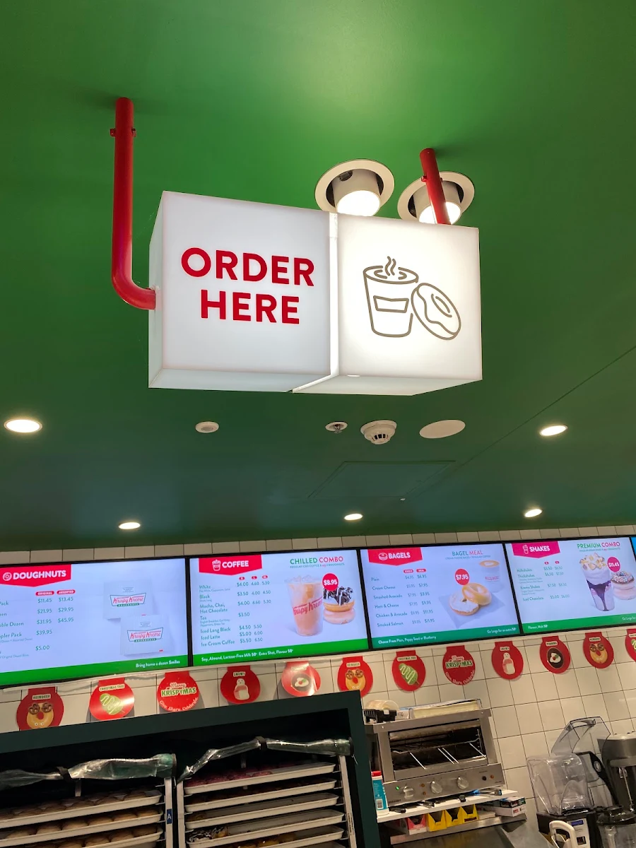 Menu, Krispy Kreme Chatswood Interchange