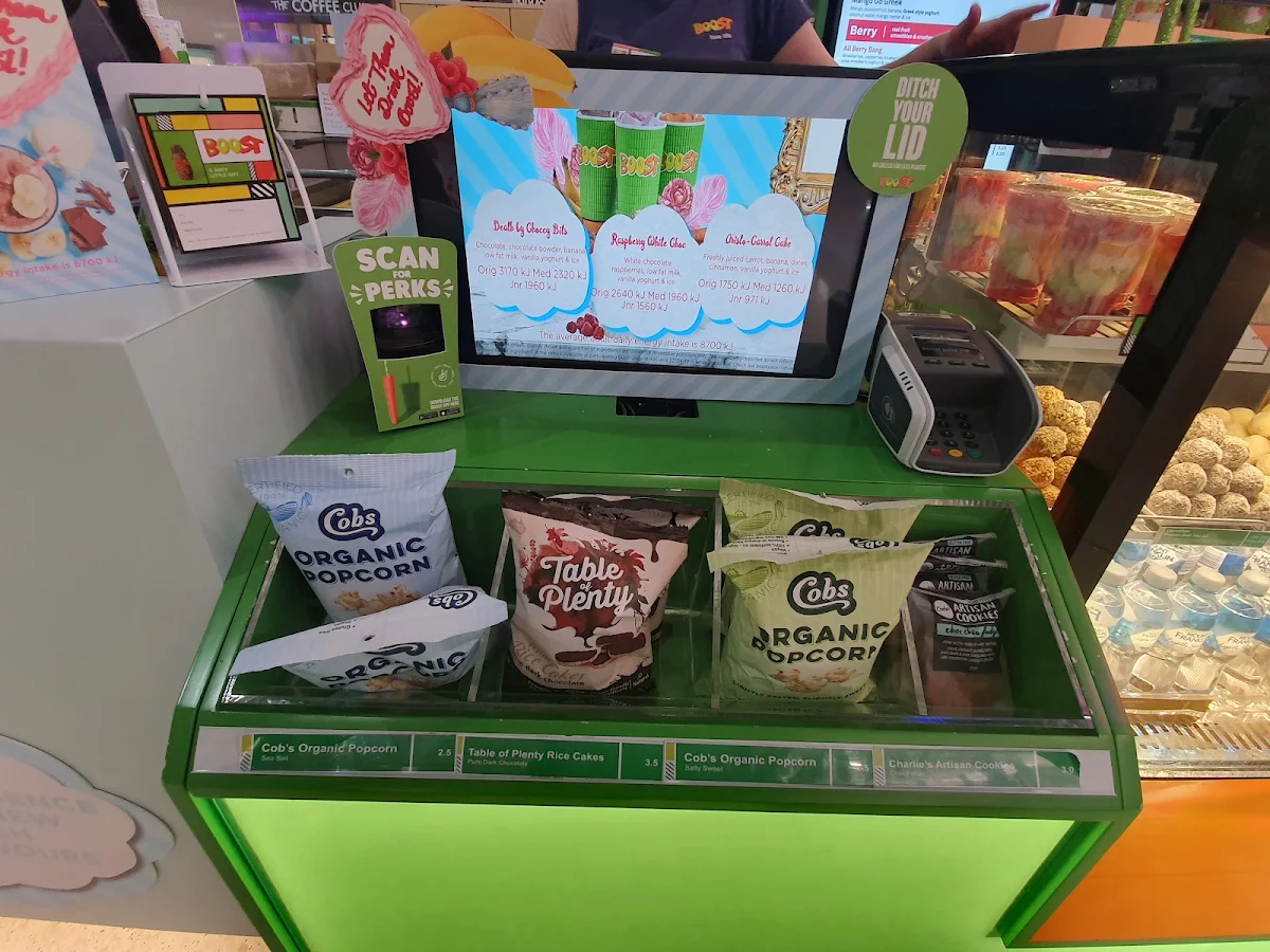Menu, Boost Juice Hervey Bay
