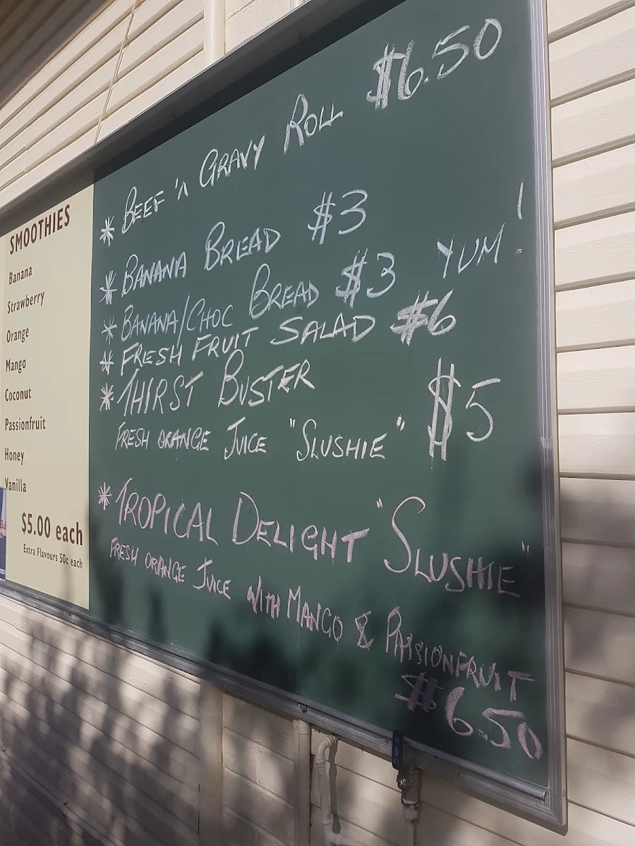 Menu, Summers Coffee Express